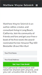Mobile Screenshot of mattselznick.com